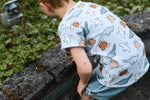 Lade das Bild in den Galerie-Viewer, Frottee Jersey &quot;Spotted Dinos&quot; COLLECTION Lager
