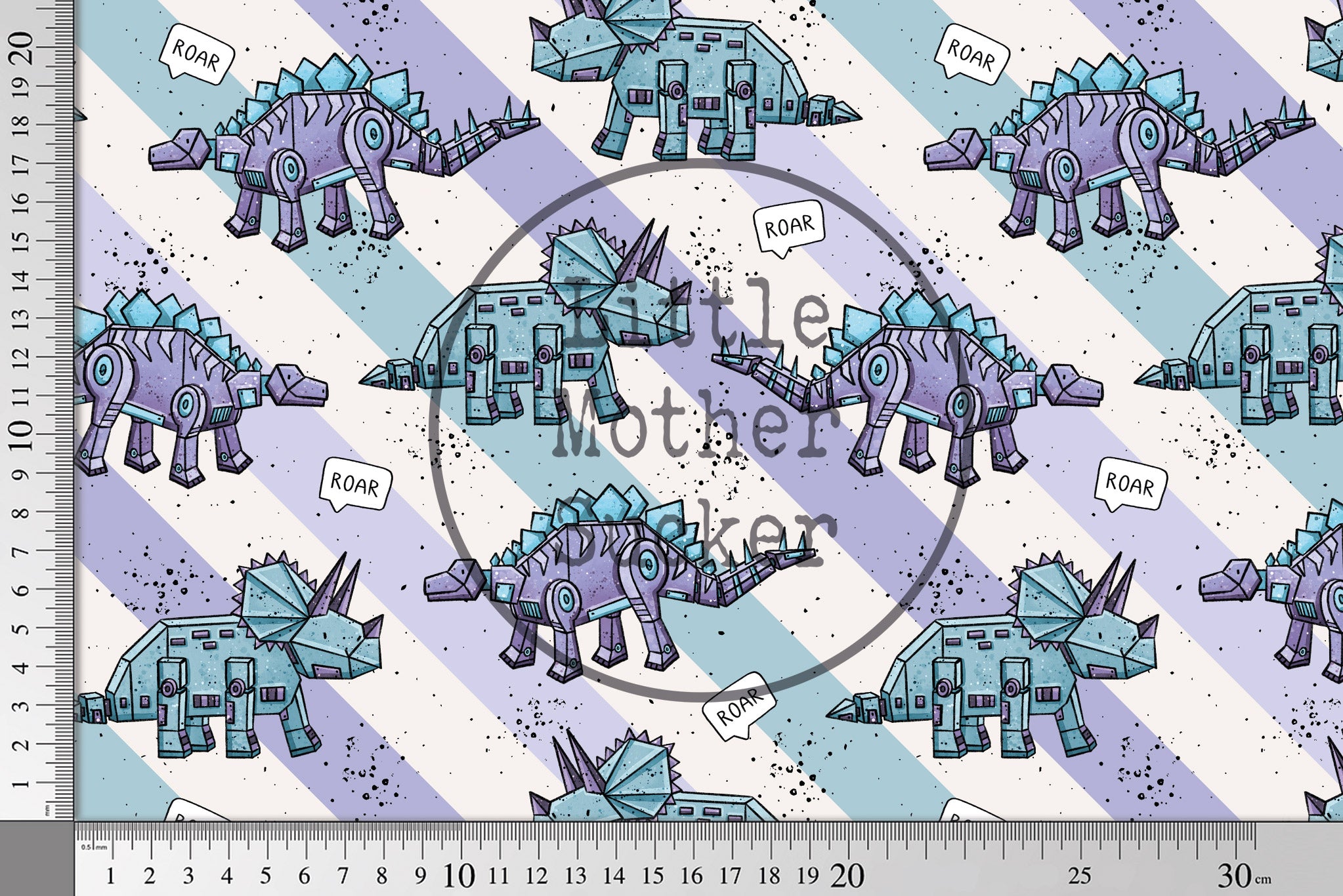 Design "Robo Saurier" lila COLLECTION 0,5 m