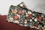 Lade das Bild in den Galerie-Viewer, Supersoft Premium Jersey &quot;Garden Flowers&quot; 04 black 0,5 m
