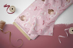 Lade das Bild in den Galerie-Viewer, Supersoft Premium Jersey &quot;Pretty Little Ballerina&quot; Braun groß 0,5 m
