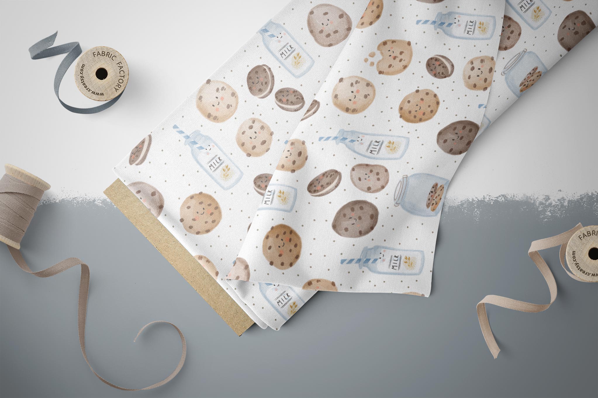 Design "Milk and Cookies" COLLECTION 0,5 m