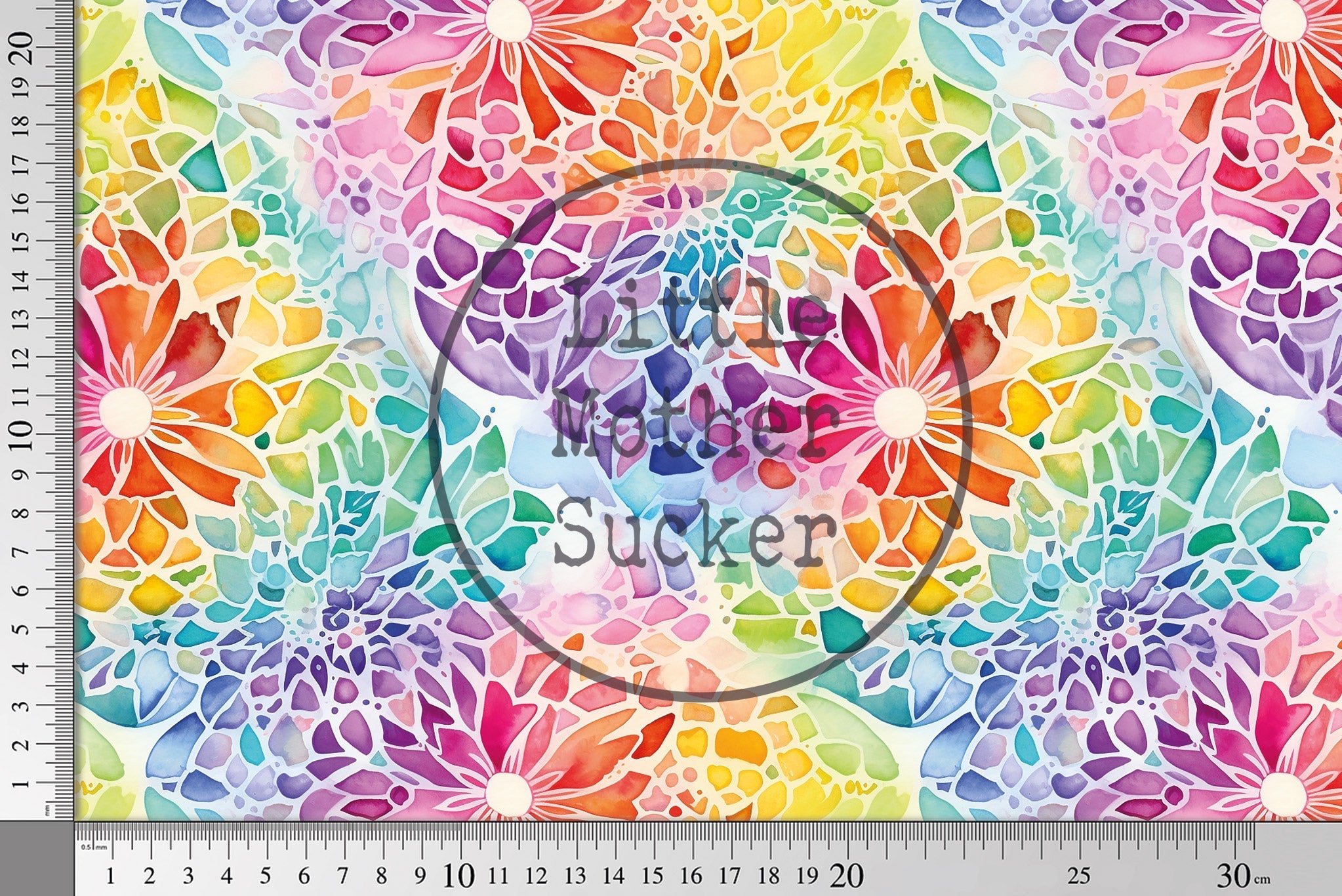 Design "Mandala" rainbow COLLECTION 0,5 m