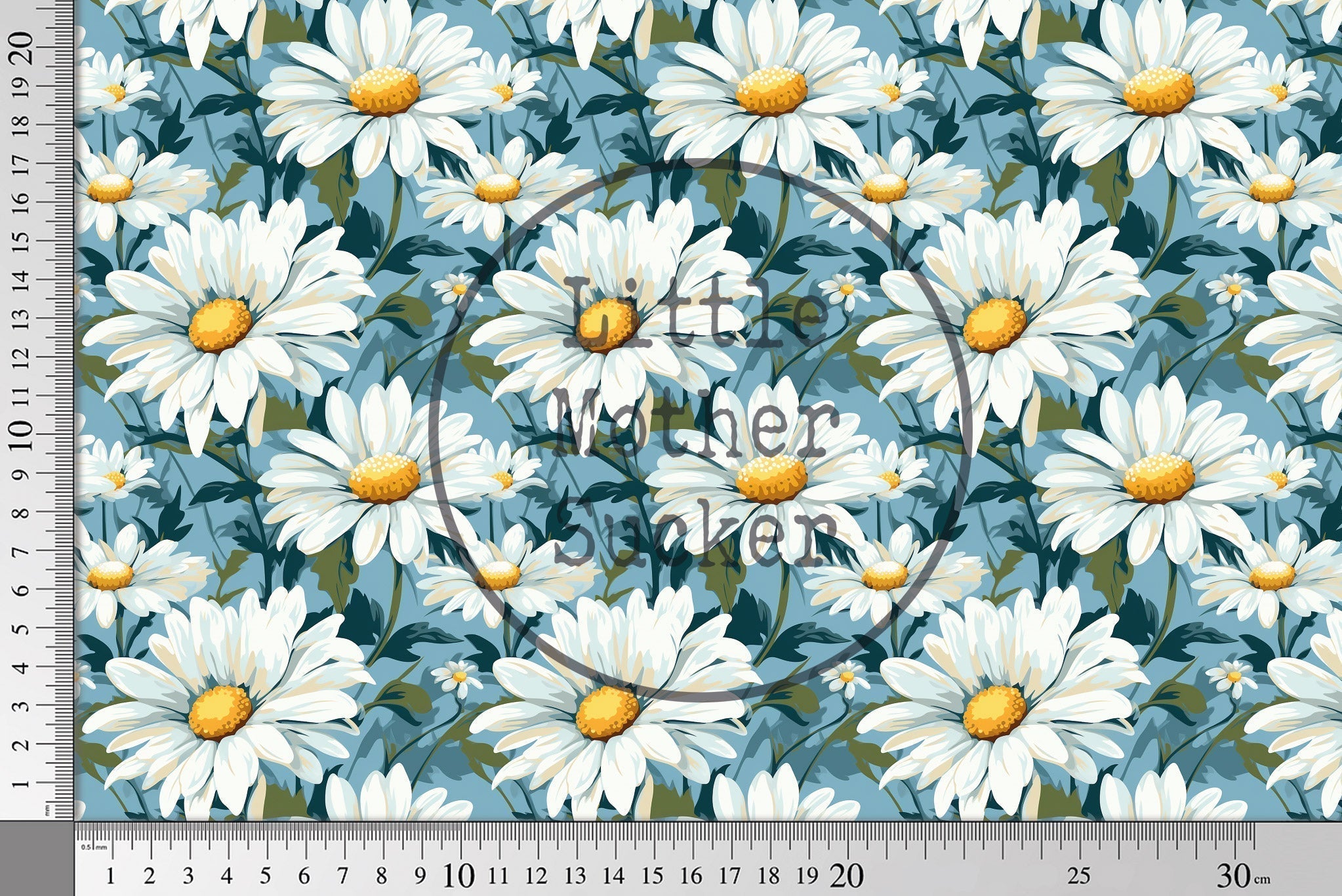 Design "Malen-nach-Zahlen Daisies" 0,5 m