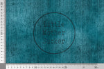 Lade das Bild in den Galerie-Viewer, Premium BIO French Terry &quot;Jeansoptik&quot; teal 0,5 m
