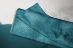 Lade das Bild in den Galerie-Viewer, Premium BIO French Terry &quot;Jeansoptik&quot; teal 0,5 m
